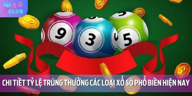 Chi tiết tỷ lệ trúng thưởng các loại xổ số phổ biến hiện nay