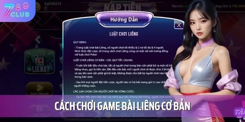 Quy định về cách chơi game bài Liêng cơ bản cho Newbie