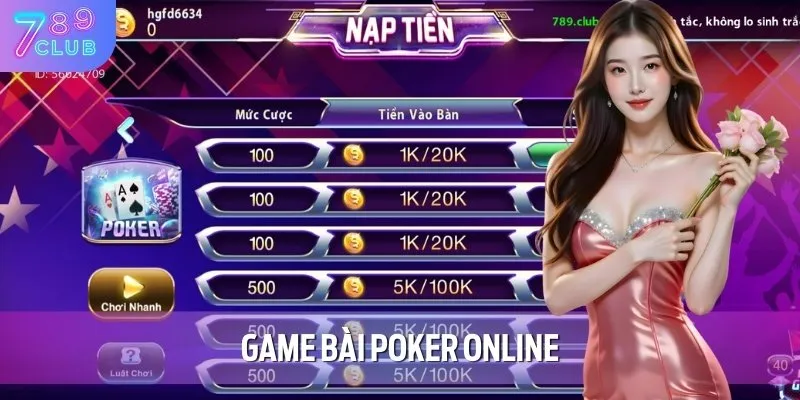 game bai poker online