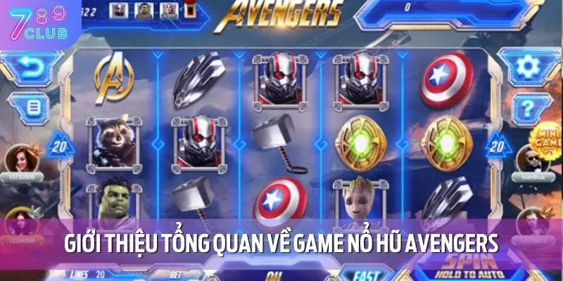 Nổ hũ Avengers lấy ý tưởng từ các nhân vật trong vũ trụ Marvel
