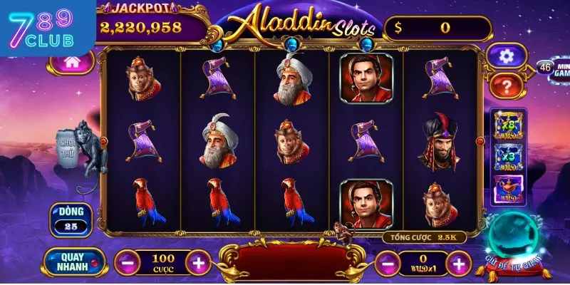 Giới thiệu game Aladin Slot 789CLUB