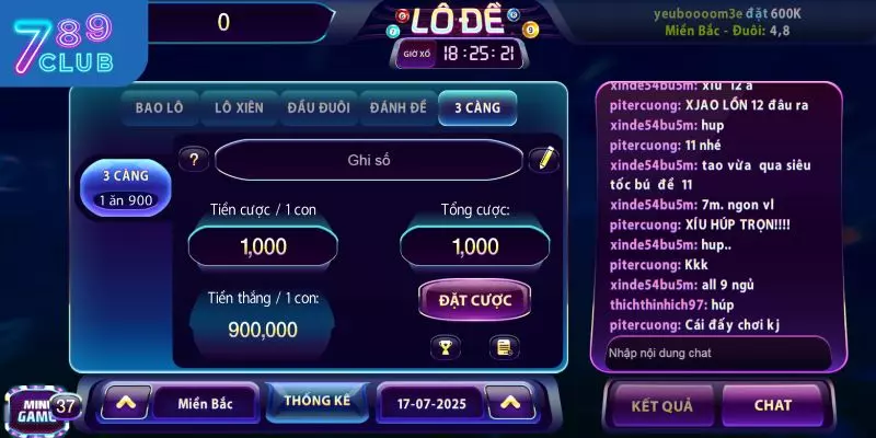 Hướng dẫn chơi lô đề 789CLUB