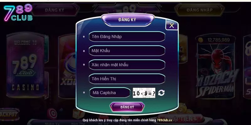 Hướng dẫn đăng ký 789CLUB