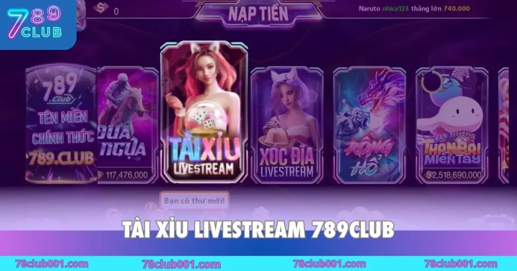 tai xiu livestream 789club